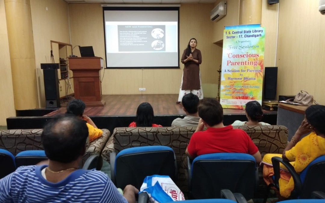 Session On Conscious Parenting at T S central State Library, Chandigarh